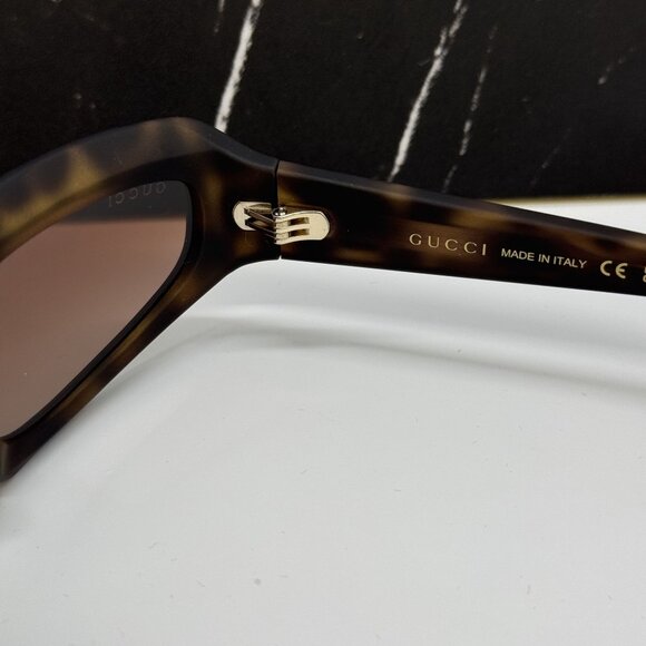 NEW GUCCI GG1787S 002 HAVANA BROWN WOMEN GUCCI SUNGLASSES